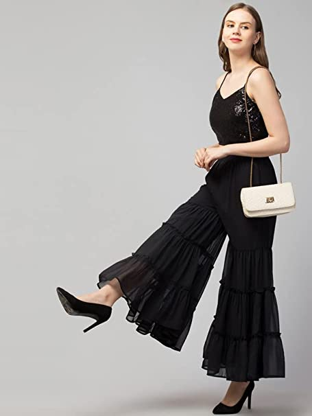 Sharara with Crop Top